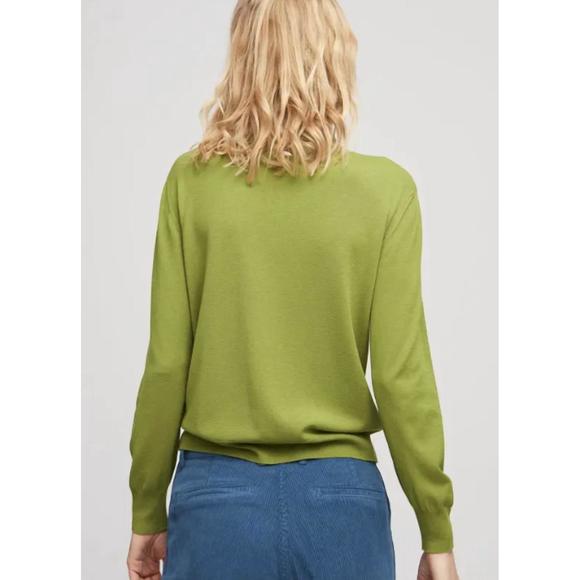 NEW ALDO MARTINS turtleneck in lime green - Picture 2 of 2